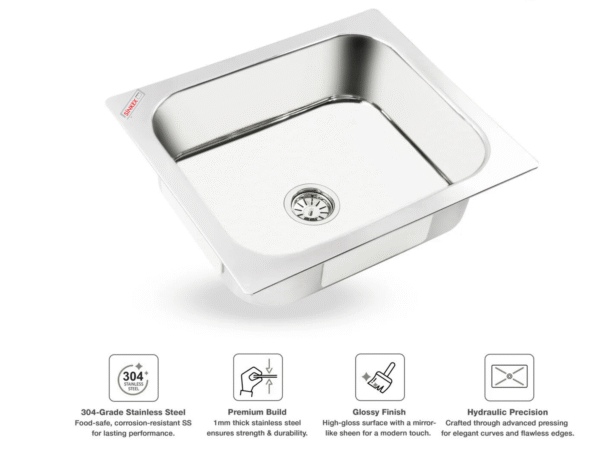 single Bowl Kitchen sinks  (21x18x8  inches)