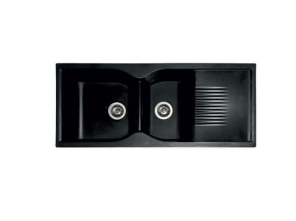 Quartz Double Bowl Kitchen Sink (40x18x8.5inches)