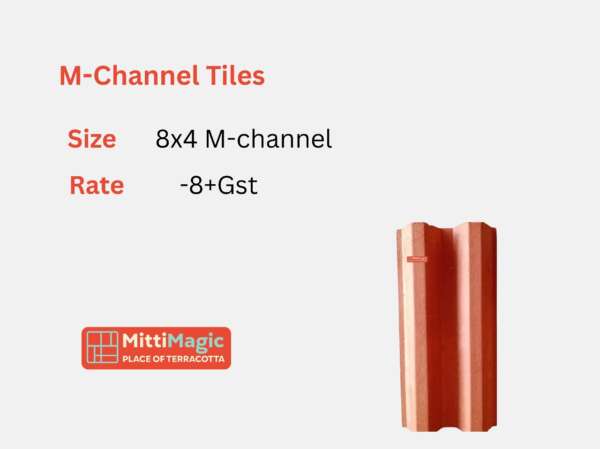 M-channel  8x4 inches