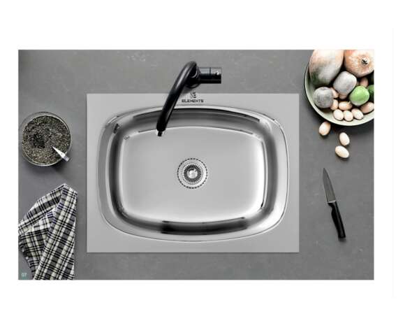Oval single Bowl hydraulic sinks(18x16x8  inches)
