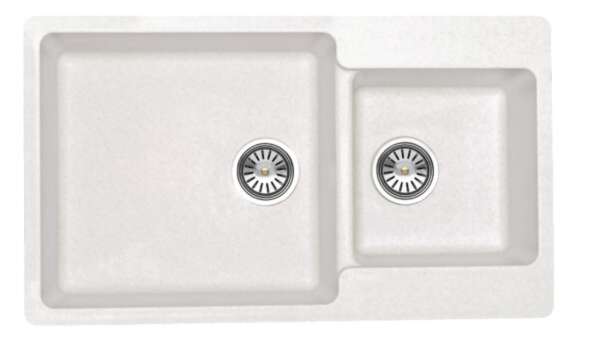 Quartz Double Bowl Kitchen Sink ( 34x19.5x8.5 inch)