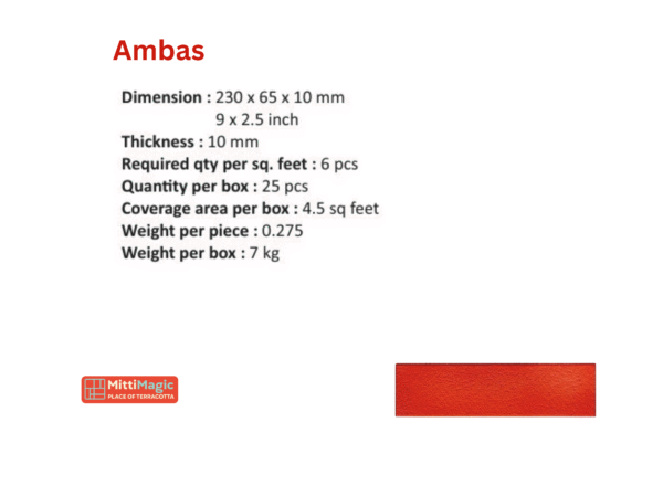 Ambas (9x2.5 inches)