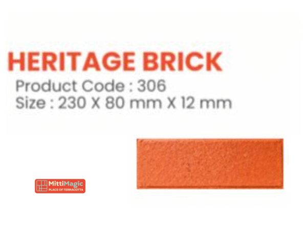 Heritage Brick (230x80mmx12mm )
